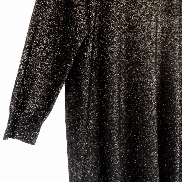 LOFT Plus Shimmering Black Sweater Dress size 20/22 NWT - Picture 11 of 16
